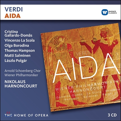 Nikolaus Harnoncourt / Cristina Gallardo-Domas 베르디: 아이다 - 크리스티나 갈라르도-도마스, 빈 필하모닉, 니콜라우스 아르농쿠르 (Verdi: Aida)