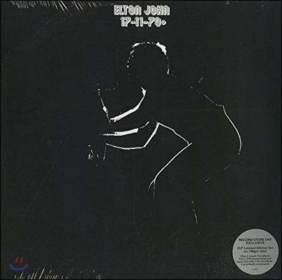 Elton John (엘튼 존) - 17-11-70+ (1970년 뉴욕 라디오 방송 라이브 앨범) [2LP]