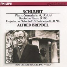 Alfred Brendel - Schubert : Piano Sonata D.959, 16 German Dances D.783 (수입/미개봉/4222292)