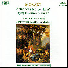 Barry Wordsworth - Mozart : Symphony No.36 'Linz', No.33, No.27 (수입/8550264)