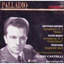 Guido Cantelli - Mendelssohn, Schubert, Wagner (수입/pd4158)