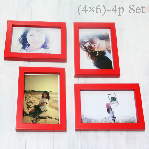 Color Photo Frame (4&#215;6)-4p Set -액자