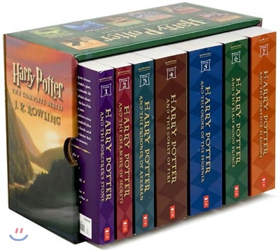 Harry Potter Paperback Boxed Set Book 1-7 (Paperback, 미국판)