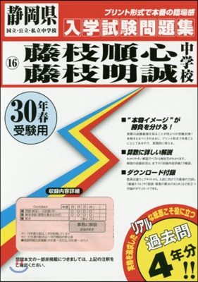 平30 藤枝順心.藤枝明誠中學校