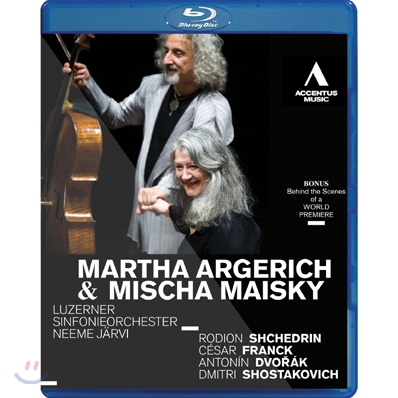 Mischa Maisky / Martha Argerich 프랑크: 첼로 소나타 / 드보르작 / 쇼스타코비치 (Romantic Offering - Cesar Franck: Cello Sonata in A major) 루체른 심포니, 미샤 마이스키, 마르타 아르헤리치 [블루레이]