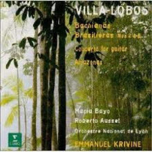 Emmanuel Krivine - Villa-Lobos : Bachianas Brasileiras No.2 & 5 (수입/0630107042)