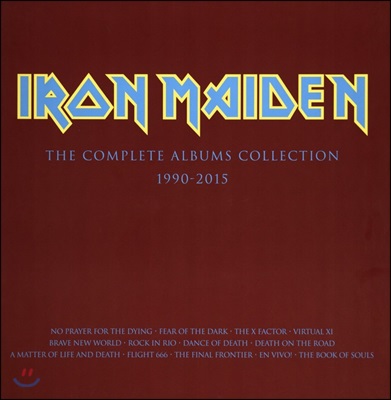 Iron Maiden (아이언 메이든) - The Complete Albums Collection 1990-2015 [3 LP 한정반]