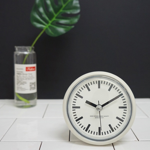 시우아트 레트로욕실방수시계(2color)
