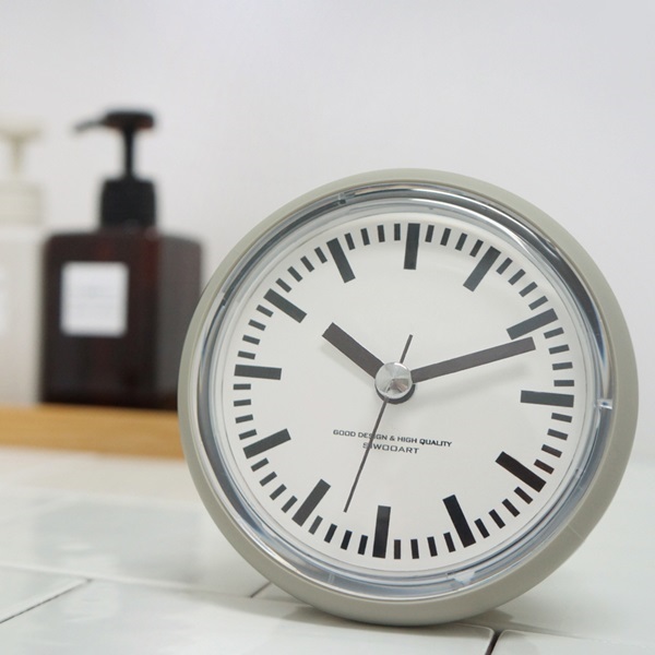 시우아트 레트로욕실방수시계(2color)