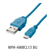 5핀 데이터 전송 컬러 충전 케이블 1.2m MPA-AMBCL12