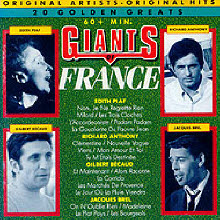 Edith Piaf, Richard Anthony, Gilbert Becaud, Jacques Brel - The Giants Of France (수입)