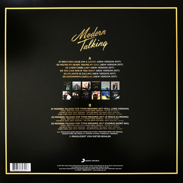 Modern Talking - Back For Gold: The New Versions 모던 토킹 히트곡 모음집 [LP]
