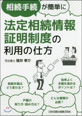 法定相續情報證明制度の利用の仕方