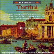 Felix Ayo - Tartini : Violin Concertos, Vol. 2 (수입/cds131)