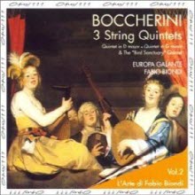 Europa Galante - Boccherini : 3 String Quintets (수입/ops3082)