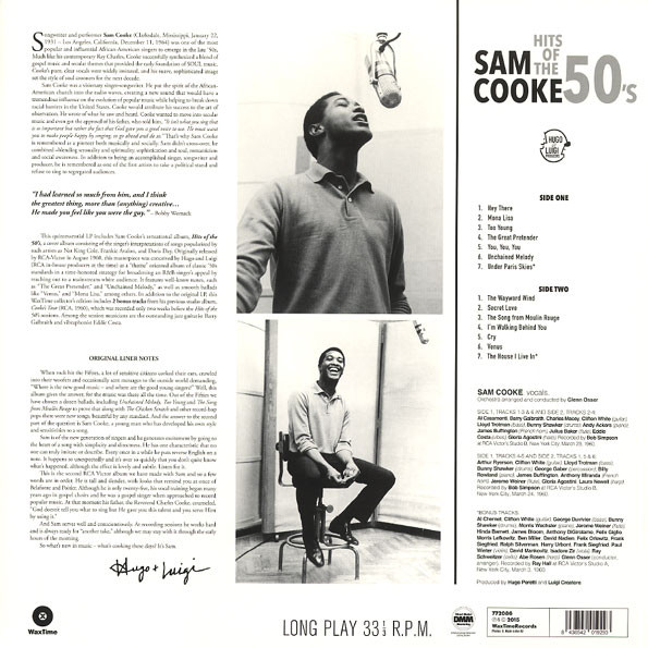 Sam Cooke (샘 쿡)  - Hits of the 50's [LP]