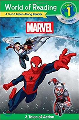 World of Reading : Marvel Marvel 3-in-1 Listen Along Reader