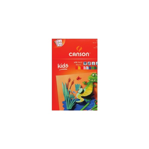 [Canson] 컬러(색지)패드 185G 24*32 10F 10묶음