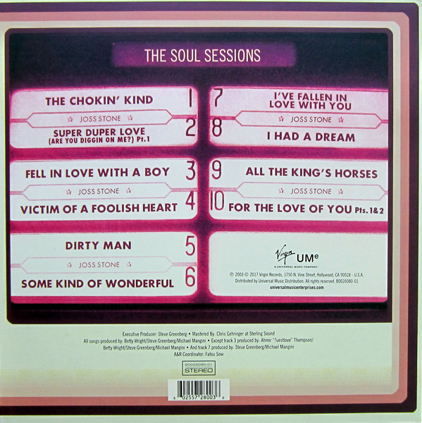Joss Stone (조스 스톤) - The Soul Sessions [LP]