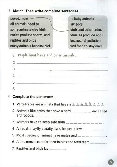 Oxford Read and Discover 5 : Animal Life Cycles (Activity Book)