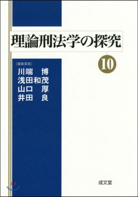 理論刑法學の探究  10