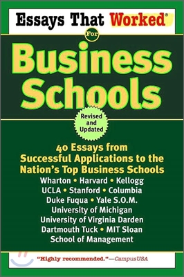 Essays That Worked for Business Schools