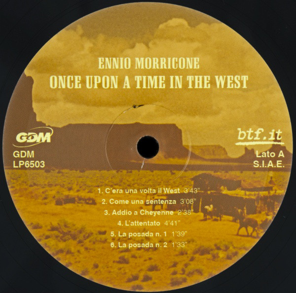 원스 어폰 어 타임 인 더 웨스트 영화음악 (Once Upon a Time in the West OST by Ennio Morricone [C'era una Volta il West]) [LP]