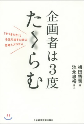 企畵者は3度たくらむ