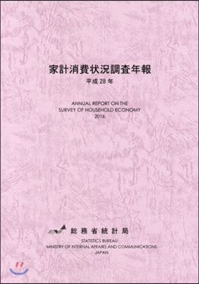 平28 家計消費狀況調査年報