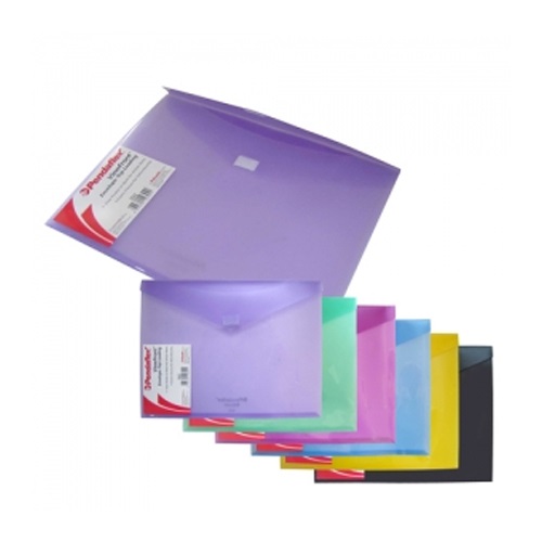 [에셀트] 색상이 다양한 반투면 재질의 서류 봉투 뷰 프론트 화일