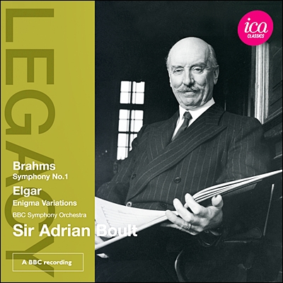 Adrian Boult 아드리안 볼트 레거시 - 브람스: 교향곡 1번 / 엘가: 수수께끼 변주곡 (Legacy - Brahms: Symphony Op.68 / Elgar: Enigma Variations)