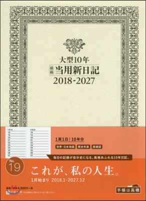 19.大型10年橫線當用新日記