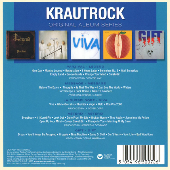 Krautrock - Original Album Series Vol. 1 크라우트록 오리지널 앨범 시리즈 1집 (Deluxe Edition)