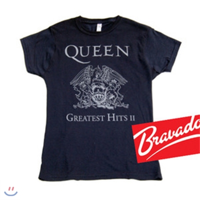 퀸 (Queen) - Greatest Hits II 여성용 티셔츠 M(55)사이즈