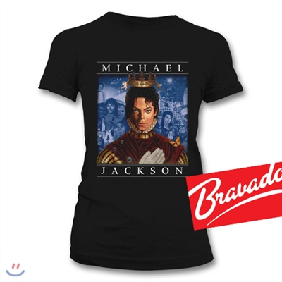 마이클잭슨 MICHAEL JACKSON Retrospective Duotone 31262225 여성용 티셔츠