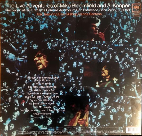 Mike Bloomfield / Al Kooper - Live Adventures Of 마이크 블룸필드, 알 쿠퍼 [LP]