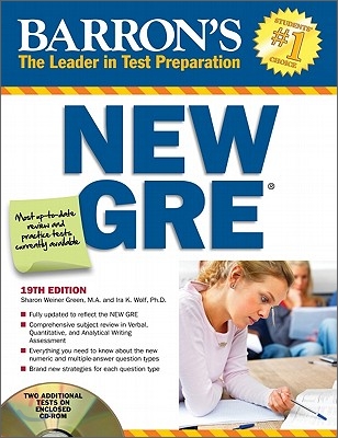 Barron&#39;s New GRE with CD-ROM