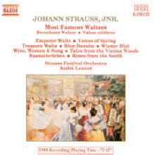 Andre Lenard - Johann Strauss,  JNR.  : The Blue Danube, Most Famous Waltzes (수입/8550152)