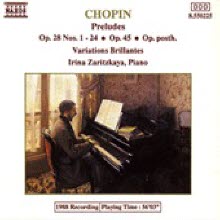 Irina Zaritzkaya - Chopin  : Preludes Op.28, Op.45, Op.posth (수입/8550225)