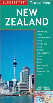 Globetrotter New Zealand Travel Map