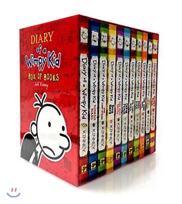 Diary of a Wimpy Kid Box of Books #1-11 (Paperback, 미국판, International)