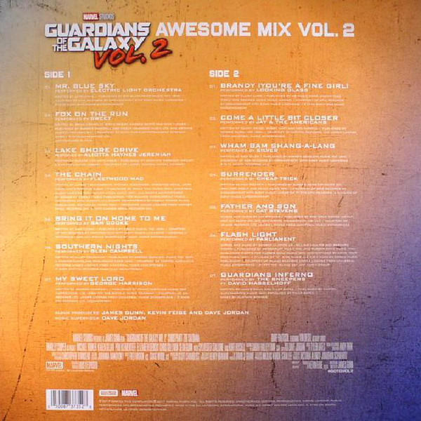 가디언즈 오브 갤럭시 2 영화음악 (Guardians Of The Galaxy - Awesome Mix Vol. 2 OST) [LP]