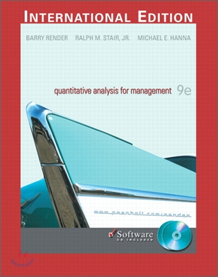 Quantitative Analysis for Management with CD, 9/E (IE)