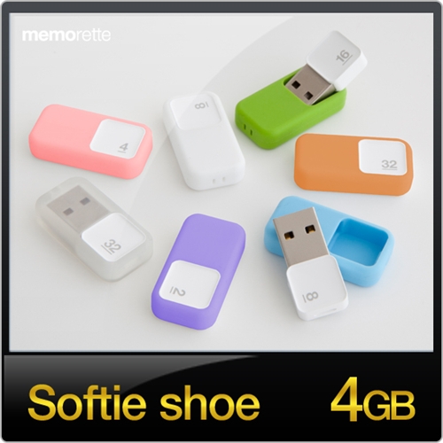 [무배][메모렛] 소프티 슈 softie shoe 4GB USB메모리