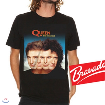 퀸 (Queen) - Miracle 남녀공용 티셔츠