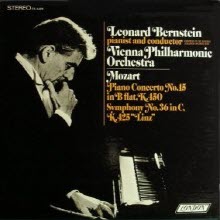 [LP] Leonard Bernstein - Mozart :  Piano Concerto No. 15, Symphony No 35 (수입/cs6499)