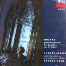 Andras Schiff, Sandor Vegh - Mozart : Piano Concertos No.12 K414, No.14 K449 (수입/4178862)