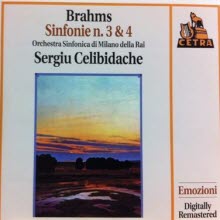 Sergiu Celibidache - Brahms : Sinfonie N.3,4 (digitally Remastered/수입/cdar2011)