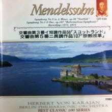 Herbert Von Karajan - Mendelssohn : Symphony No.3 'scottish' (일본수입/gr539)