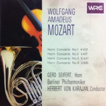 Herbert Von Karajan - Mozart : Horn Concerto No.1,2,3,4 (일본수입/wrc009)